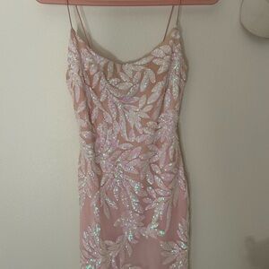 Windsor Pink Sequin Mini Dress